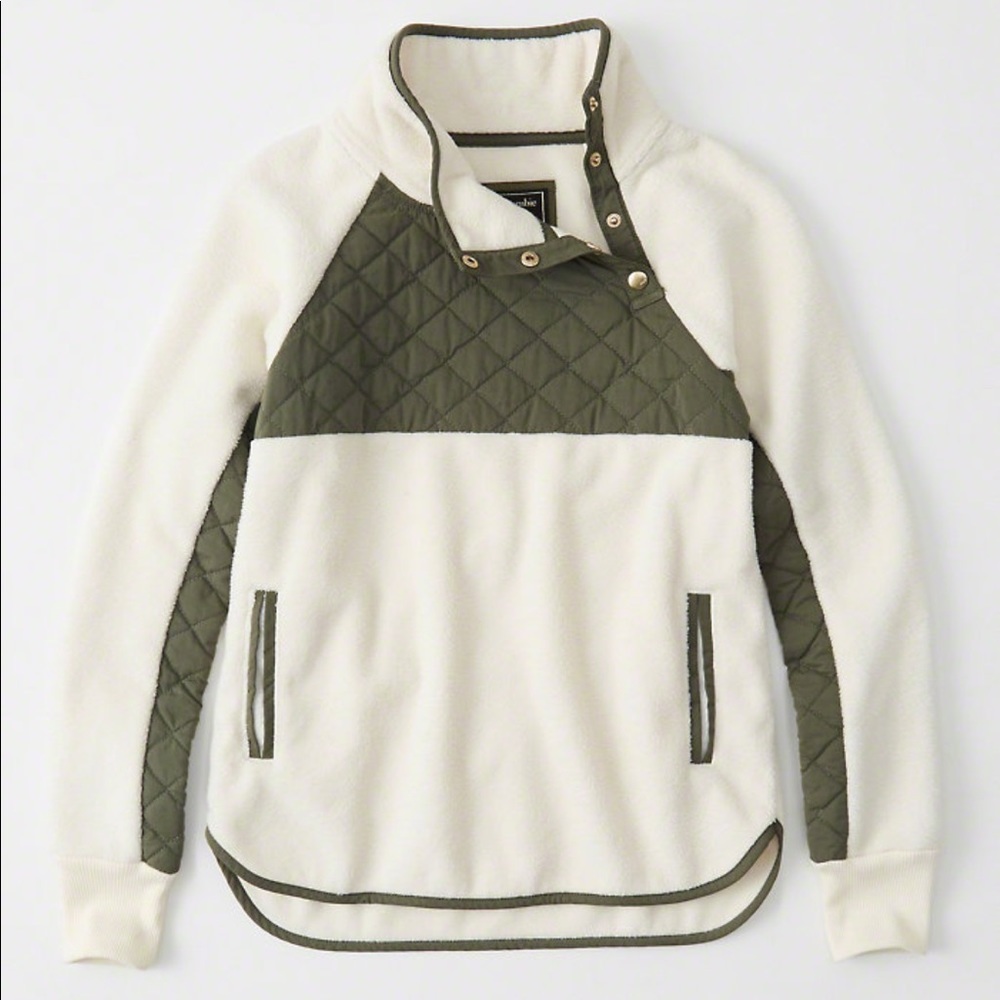 Abercrombie & Fitch asymmetrical popover NWT